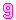 ピンク色の「9」数字リンクボタンのアニメーション