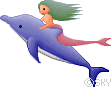 イルカと人魚