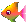 虹色の熱帯魚のアニメ（黒背景用）1
