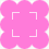 ピンク色背景に白色の点線のボーダー画像