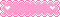 ピンク色のネームバナープレート