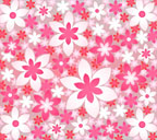 白色とピンク色の花のスマートフォン壁紙